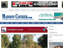Tablet Screenshot of madisoncourier.com